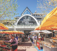 Marché d'Arcachon avec produits frais